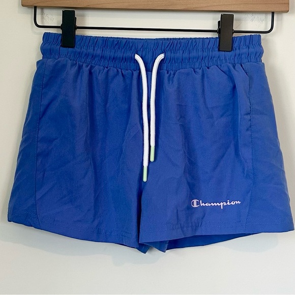 Champion Athletic Blue Purple Active Shorts - Girls 10/12 - Picture 1 of 5